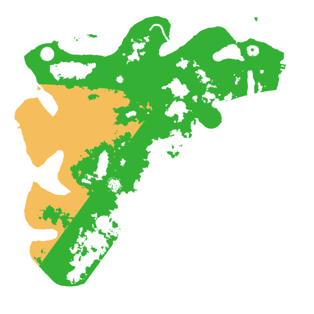 Biome Rust Map: Procedural Map, Size: 4000, Seed: 99600464