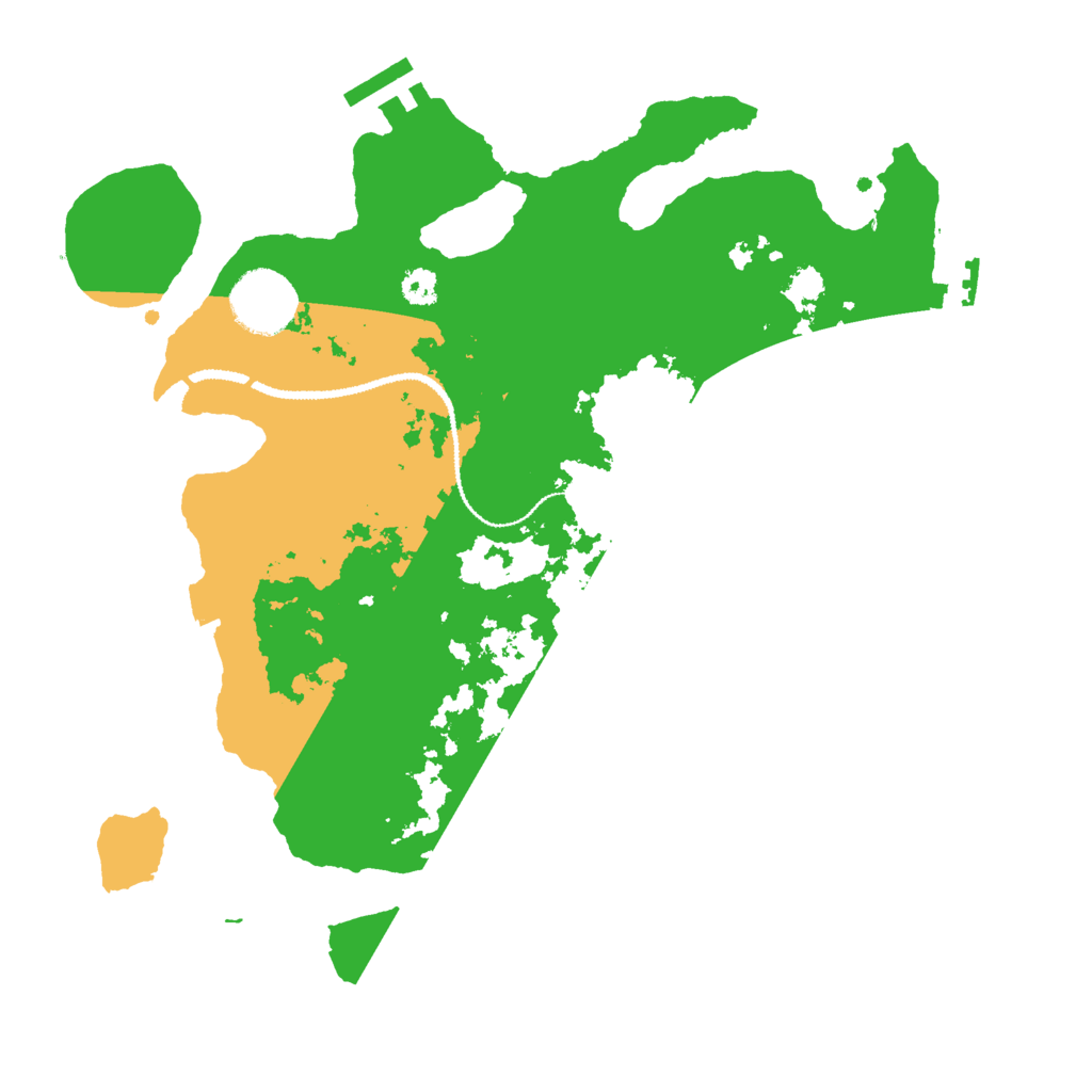 Biome Rust Map: Procedural Map, Size: 3000, Seed: 73751