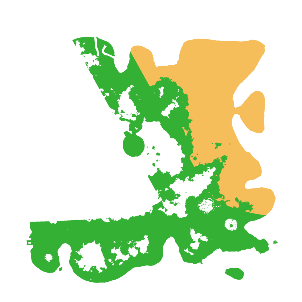 Biome Rust Map: Procedural Map, Size: 3700, Seed: 6137764