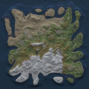 Thumbnail Rust Map: Procedural Map, Size: 4000, Seed: 2000000, 19 Monuments