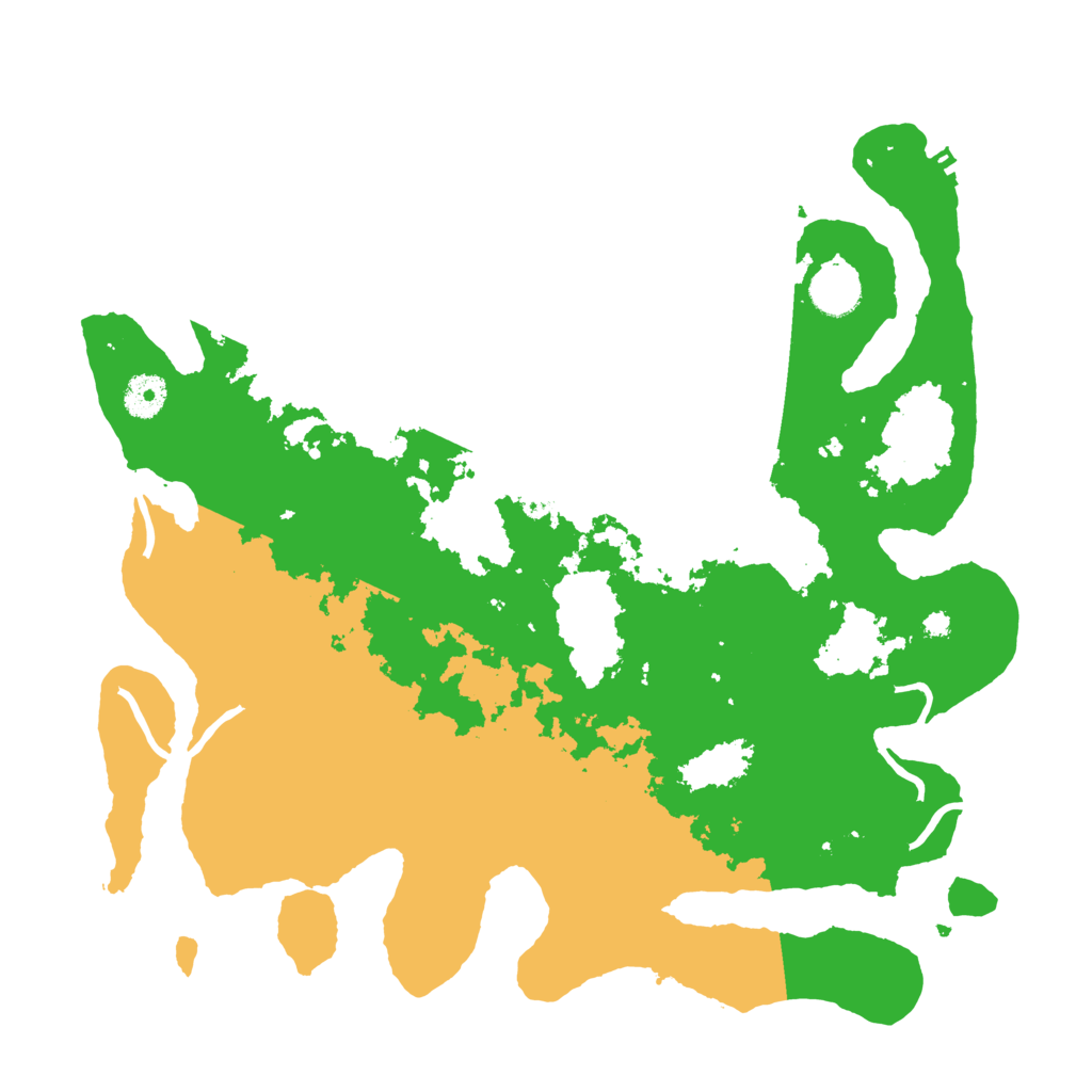 Biome Rust Map: Procedural Map, Size: 3800, Seed: 876543210