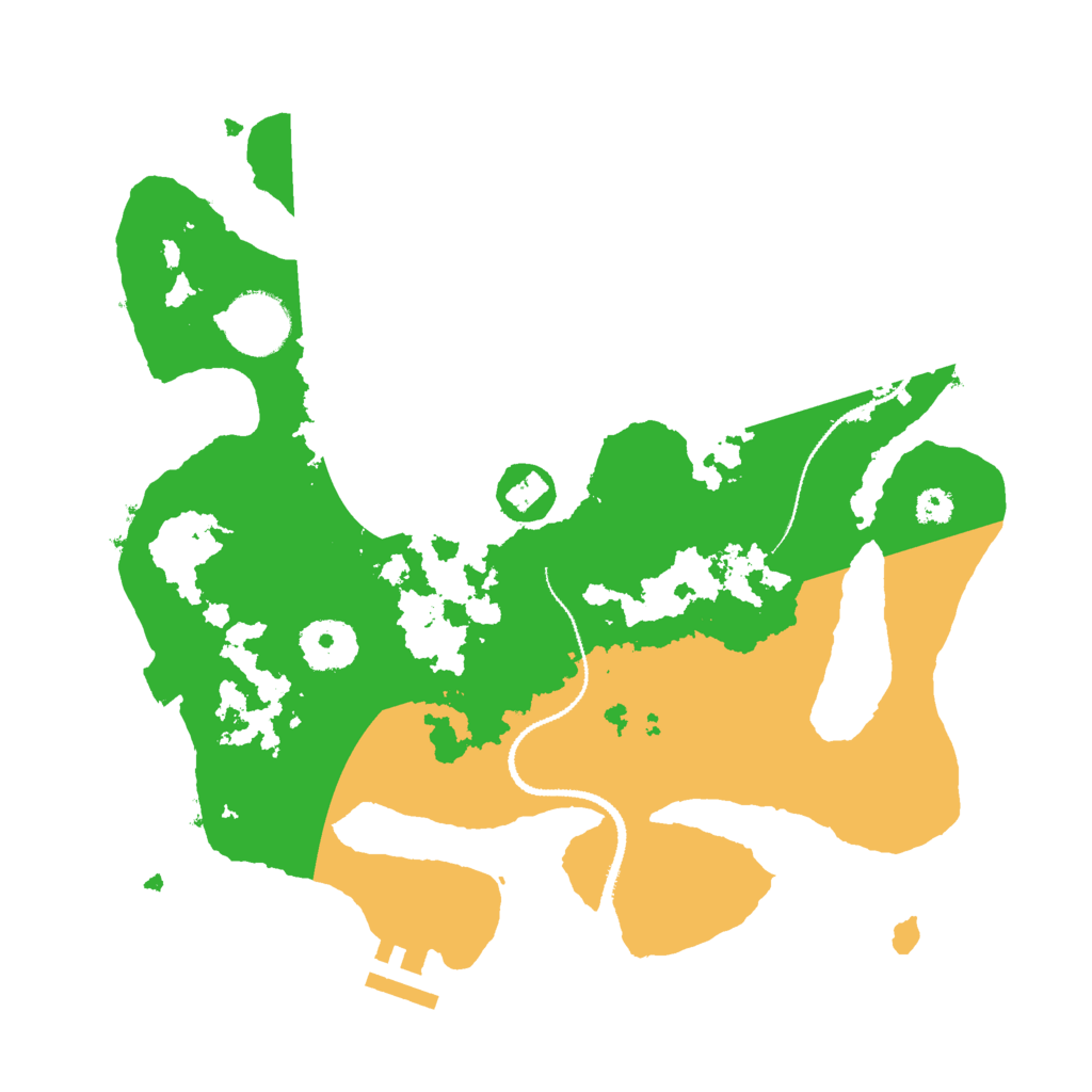 Biome Rust Map: Procedural Map, Size: 3000, Seed: 67442