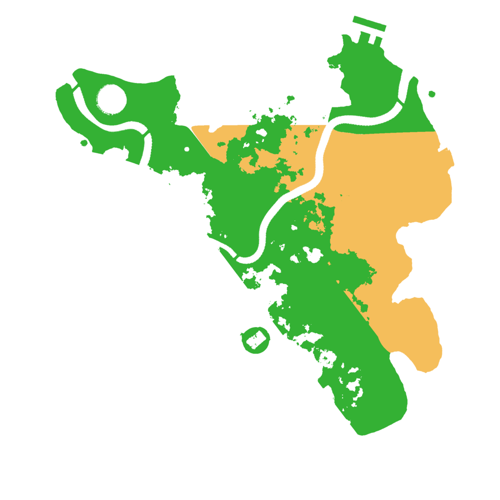Biome Rust Map: Procedural Map, Size: 3000, Seed: 2022533243