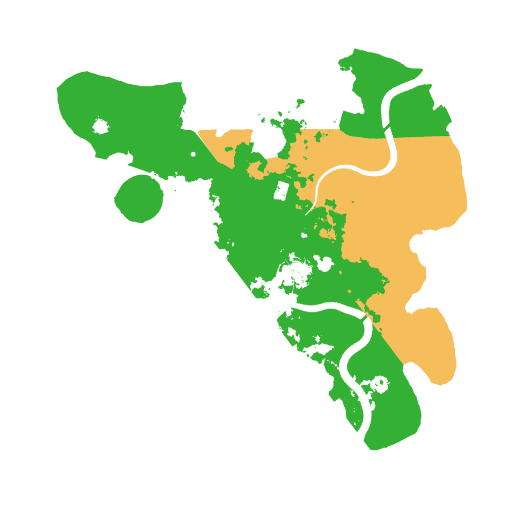 Biome Rust Map: Procedural Map, Size: 3000, Seed: 2022533243