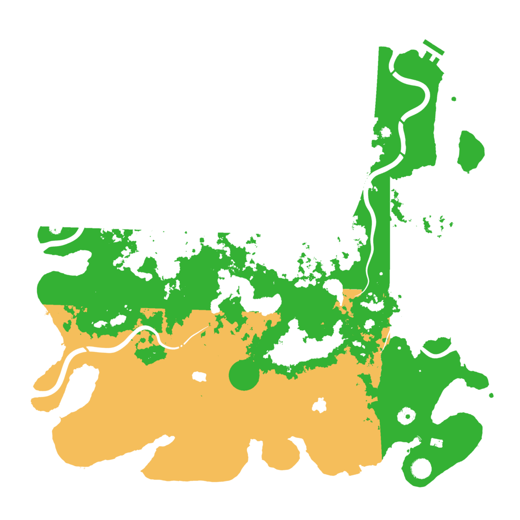 Biome Rust Map: Procedural Map, Size: 4500, Seed: 5500
