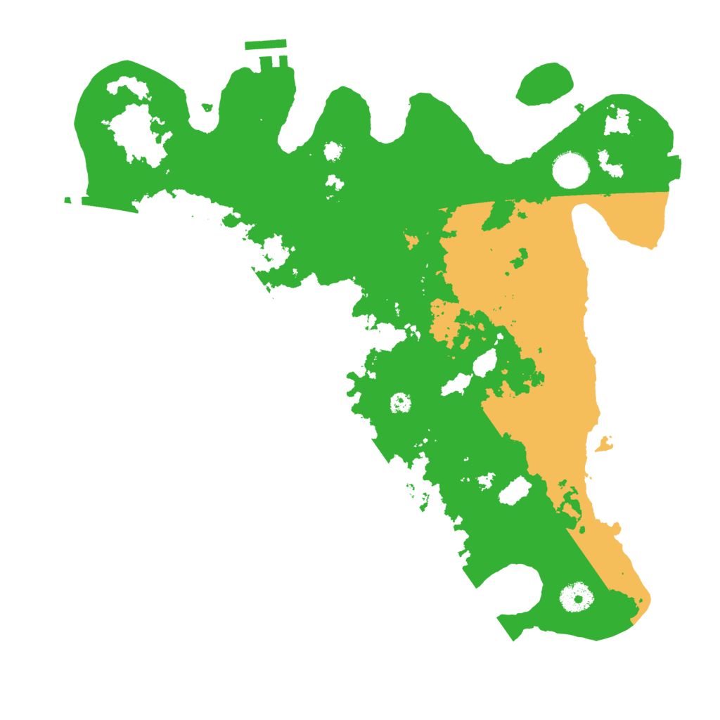 Biome Rust Map: Procedural Map, Size: 3500, Seed: 62631337