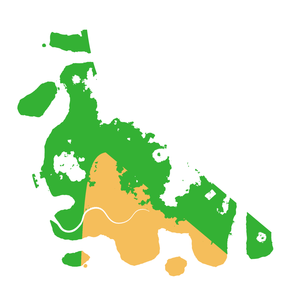 Biome Rust Map: Procedural Map, Size: 3200, Seed: 3886476