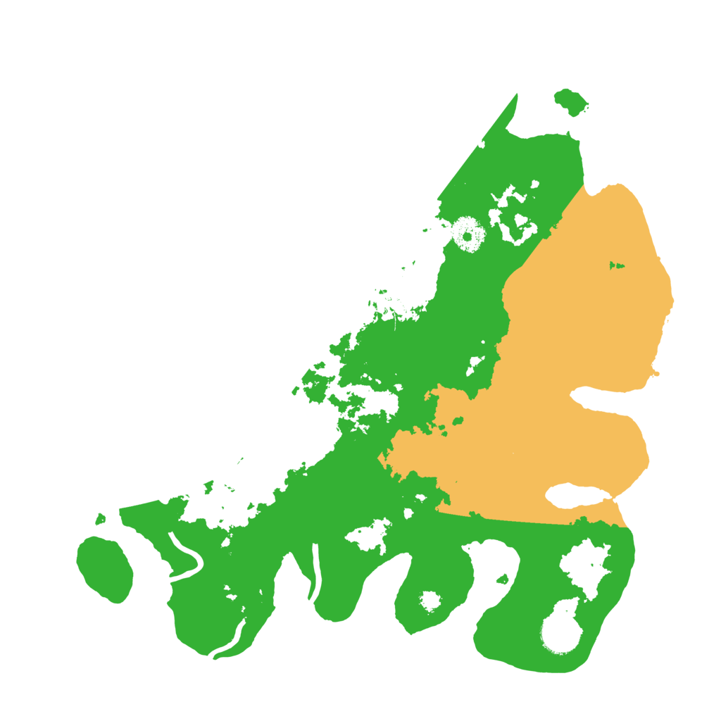 Biome Rust Map: Procedural Map, Size: 3200, Seed: 6005057