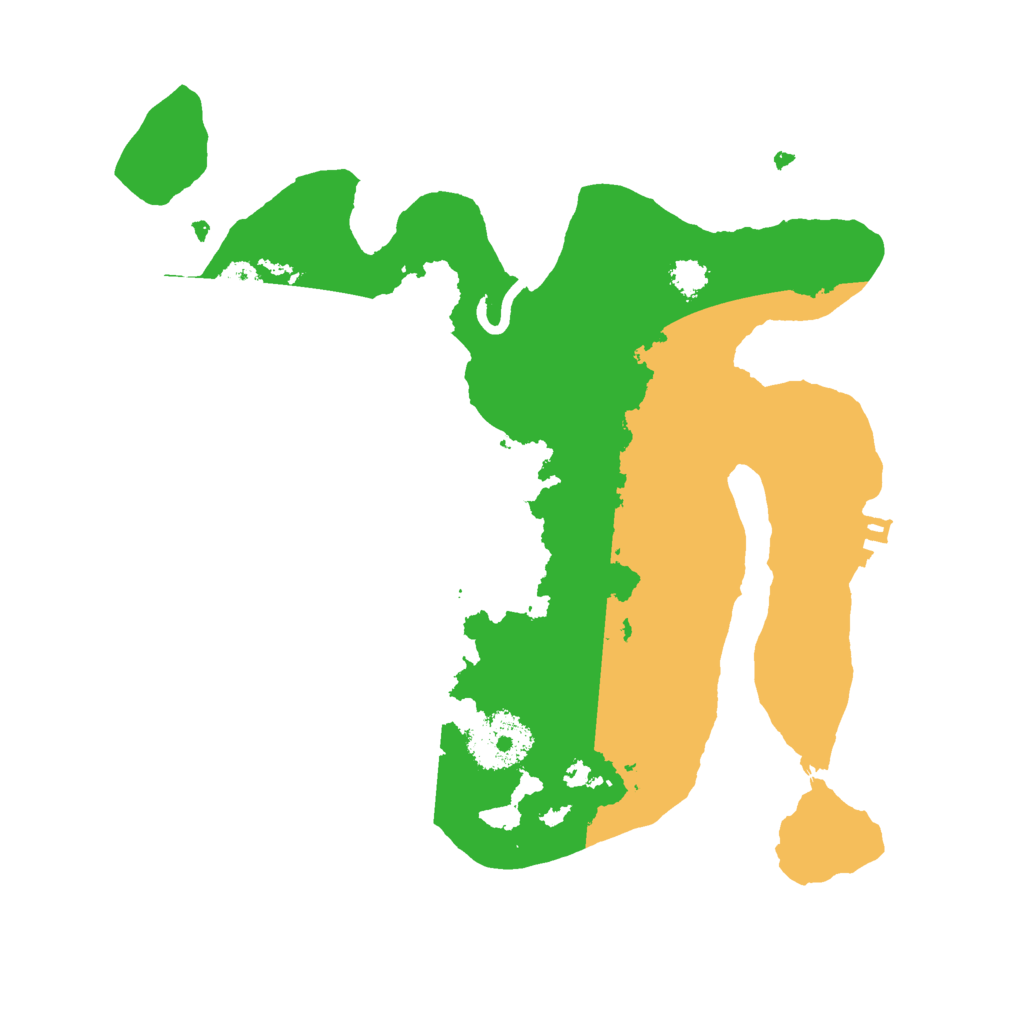 Biome Rust Map: Procedural Map, Size: 2600, Seed: 937466