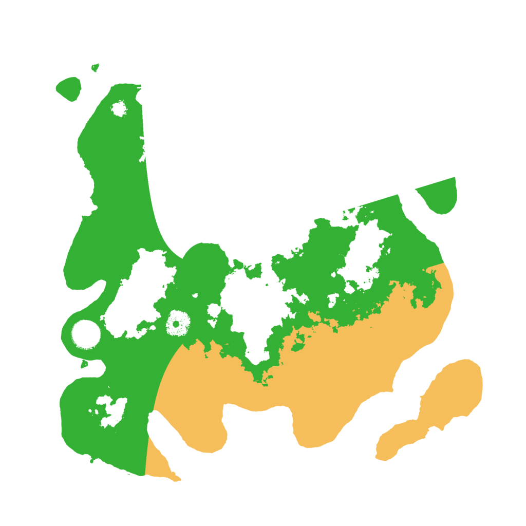 Biome Rust Map: Procedural Map, Size: 3200, Seed: 2757960