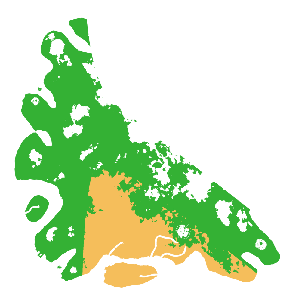 Biome Rust Map: Procedural Map, Size: 4216, Seed: 4350
