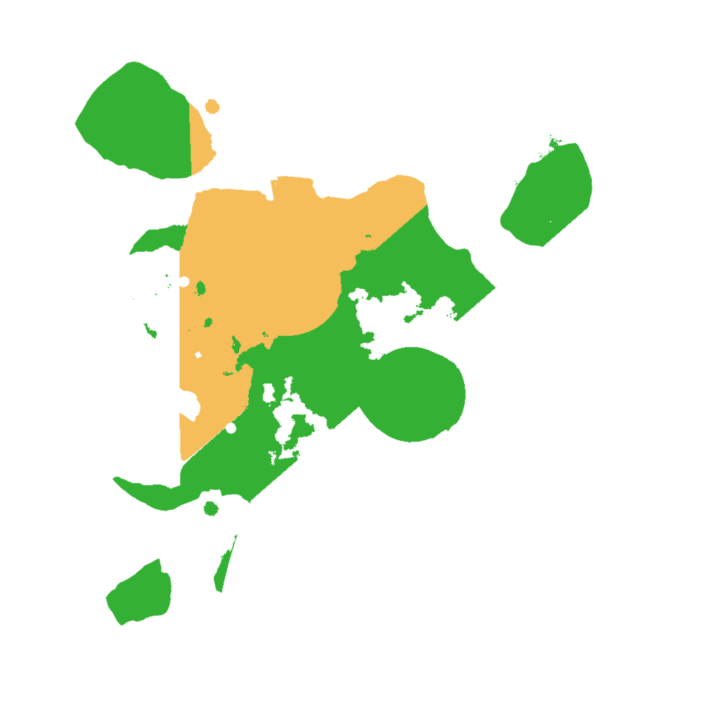 Biome Rust Map: Procedural Map, Size: 2000, Seed: 95529063