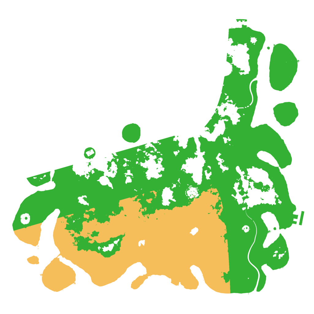 Biome Rust Map: Procedural Map, Size: 4500, Seed: 2207100