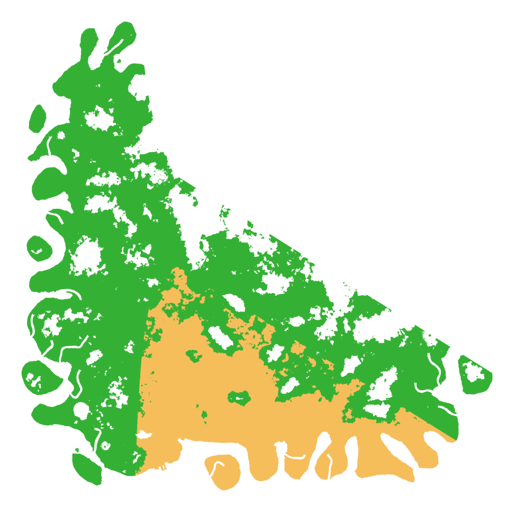 Biome Rust Map: Procedural Map, Size: 6000, Seed: 314157