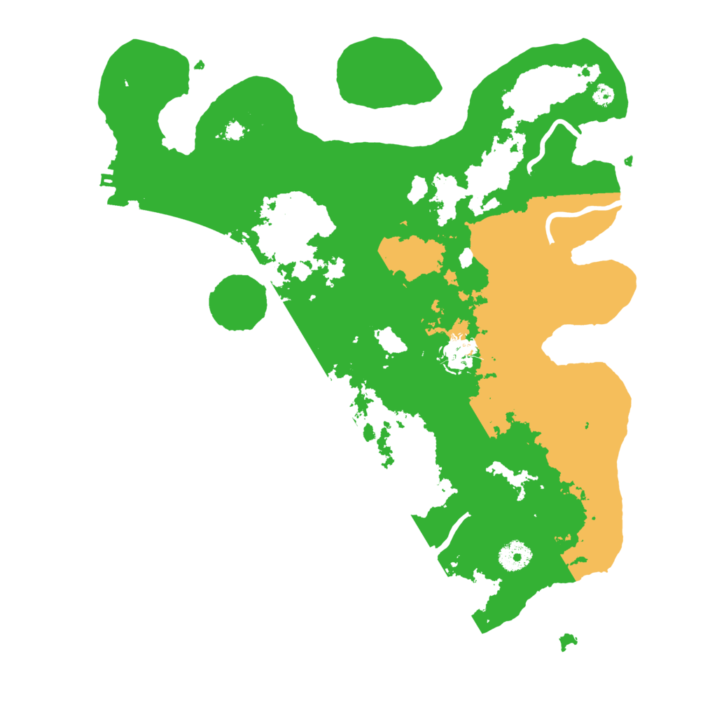 Biome Rust Map: Procedural Map, Size: 3500, Seed: 394