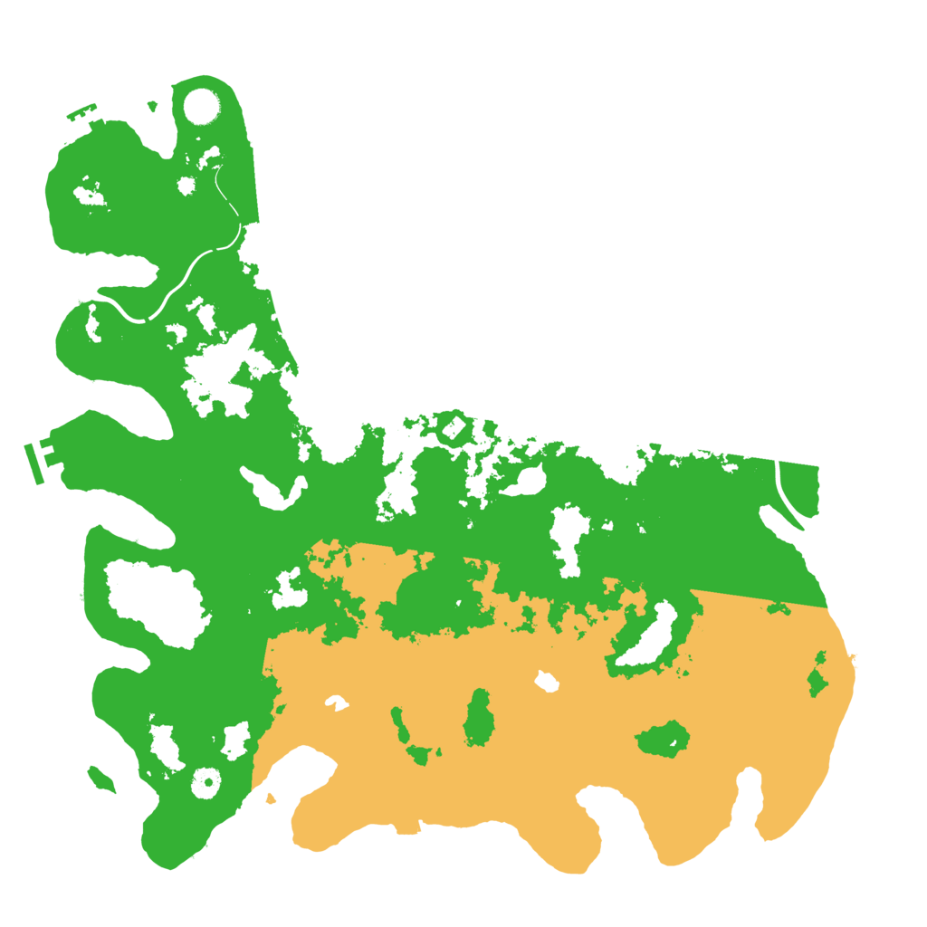 Biome Rust Map: Procedural Map, Size: 4500, Seed: 2101400