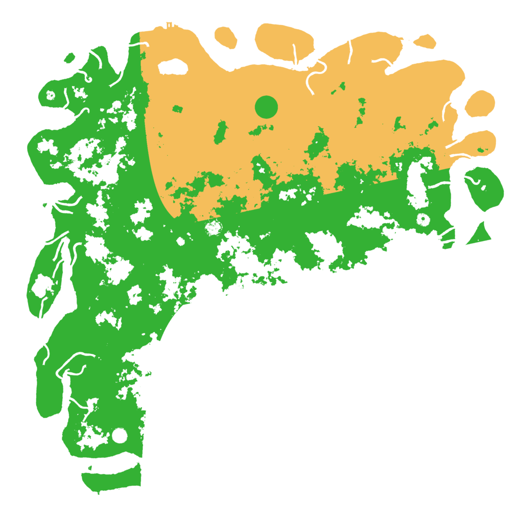 Biome Rust Map: Procedural Map, Size: 6000, Seed: 525095