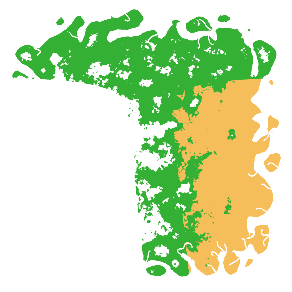 Biome Rust Map: Procedural Map, Size: 6000, Seed: 779768