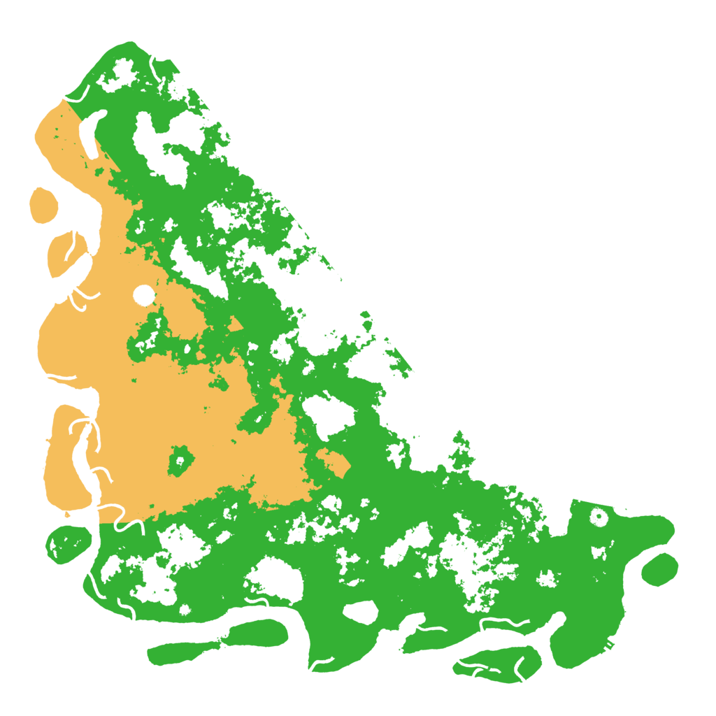 Biome Rust Map: Procedural Map, Size: 6000, Seed: 674900