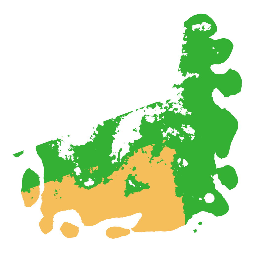 Biome Rust Map: Barren, Size: 4500, Seed: 1614580