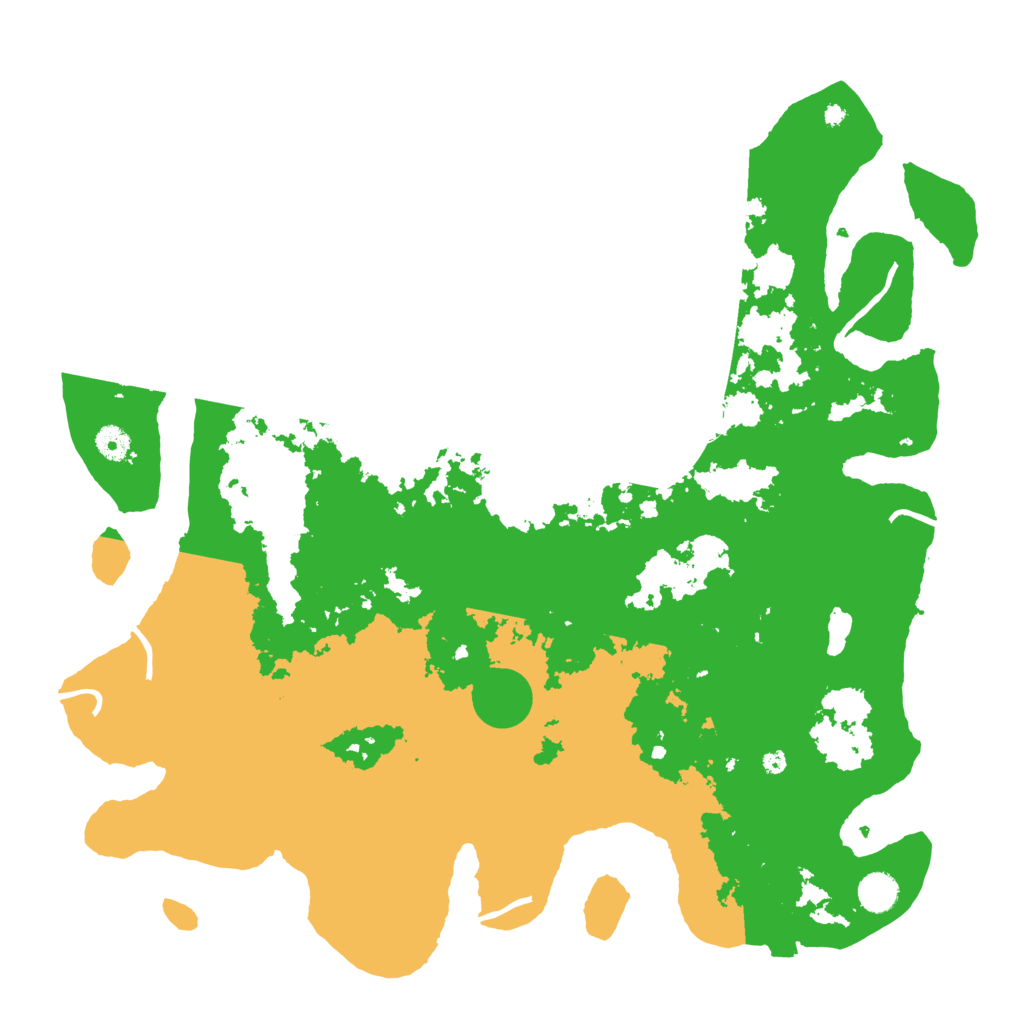 Biome Rust Map: Procedural Map, Size: 4500, Seed: 2610909