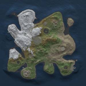 Thumbnail Rust Map: Procedural Map, Size: 2500, Seed: 2030900, 12 Monuments