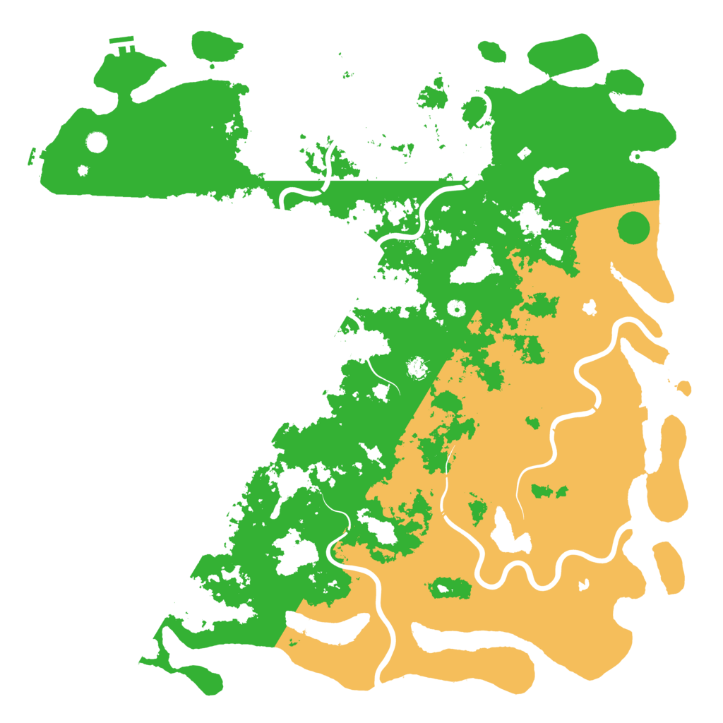 Biome Rust Map: Procedural Map, Size: 6000, Seed: 490426