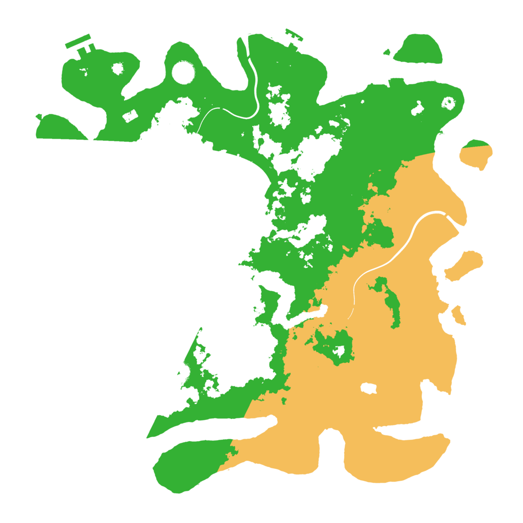 Biome Rust Map: Procedural Map, Size: 4000, Seed: 945812