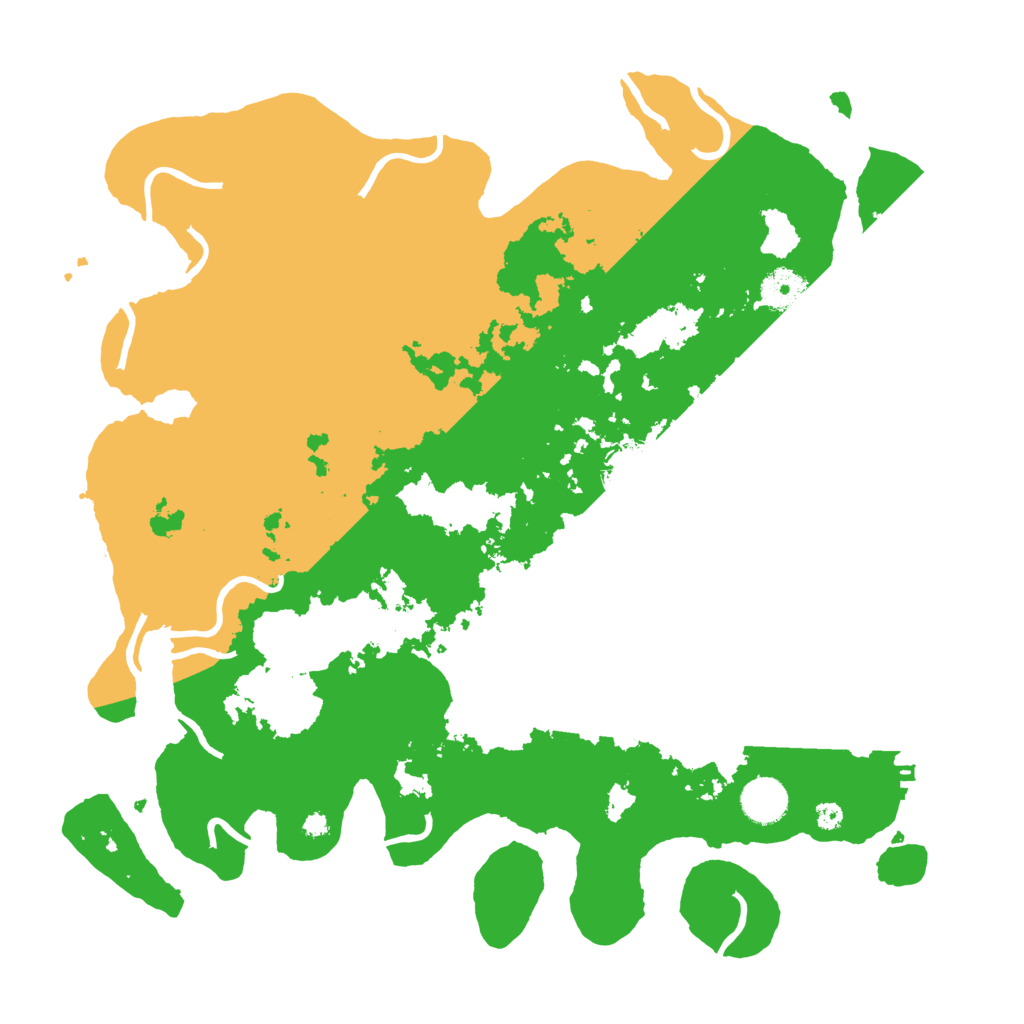 Biome Rust Map: Procedural Map, Size: 3850, Seed: 51511