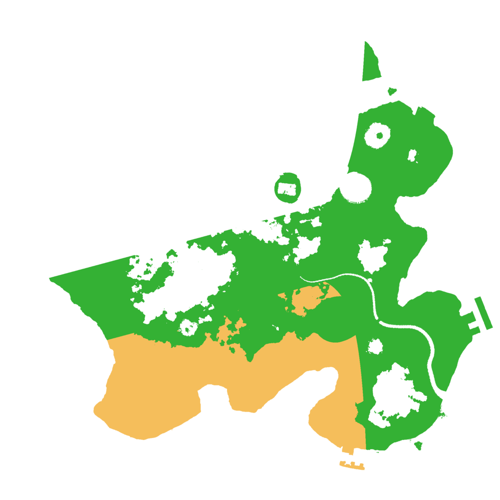 Biome Rust Map: Procedural Map, Size: 3000, Seed: 37334