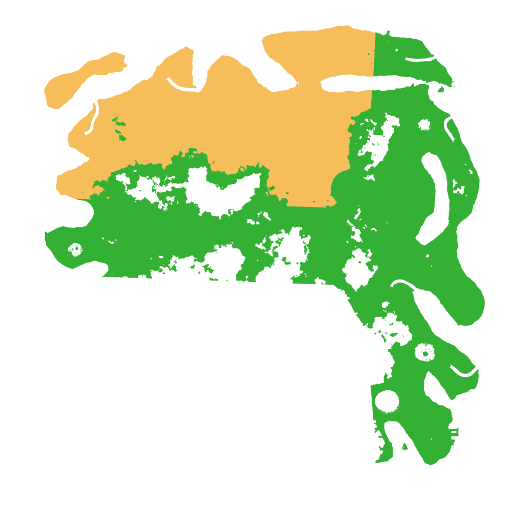 Biome Rust Map: Procedural Map, Size: 4000, Seed: 25625625