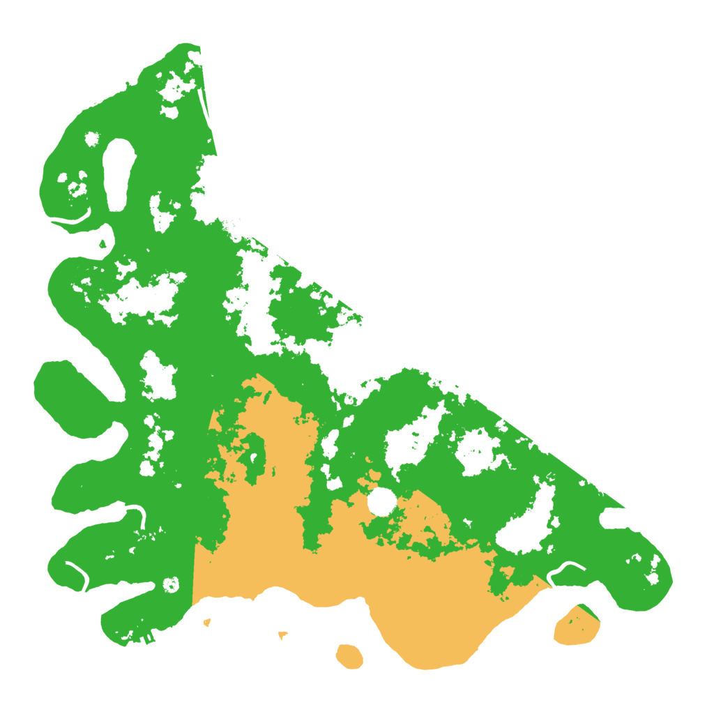 Biome Rust Map: Procedural Map, Size: 4500, Seed: 1459197