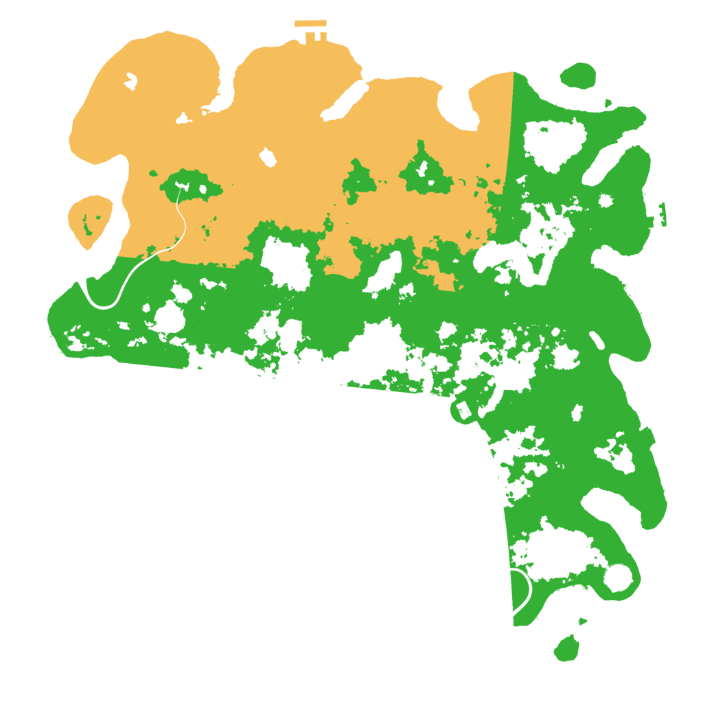 Biome Rust Map: Procedural Map, Size: 4500, Seed: 896788
