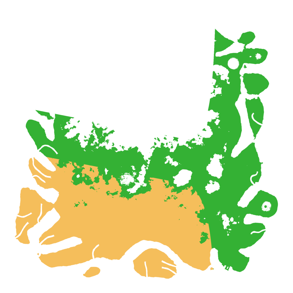 Biome Rust Map: Procedural Map, Size: 4550, Seed: 150