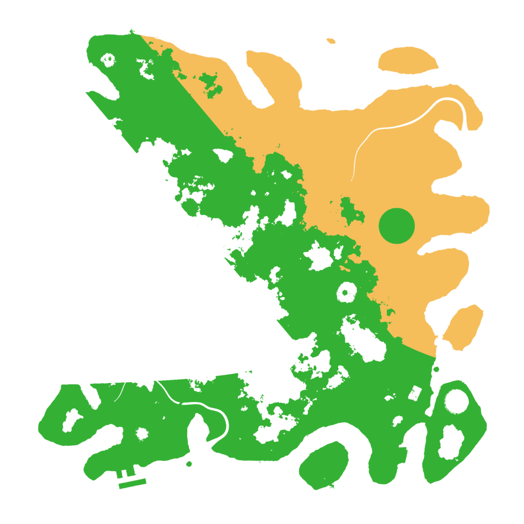 Biome Rust Map: Procedural Map, Size: 3850, Seed: 645041903