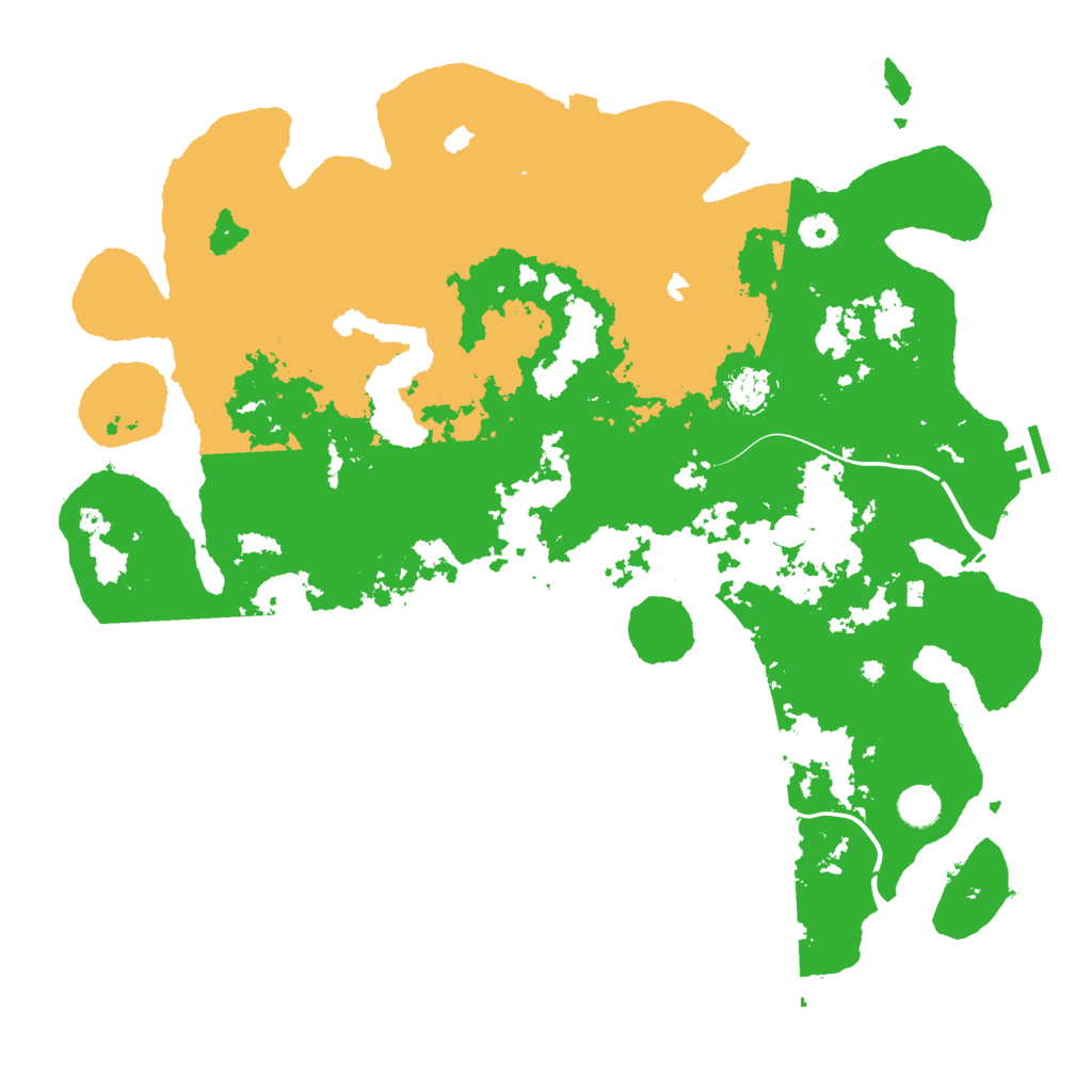 Biome Rust Map: Procedural Map, Size: 4500, Seed: 576694732