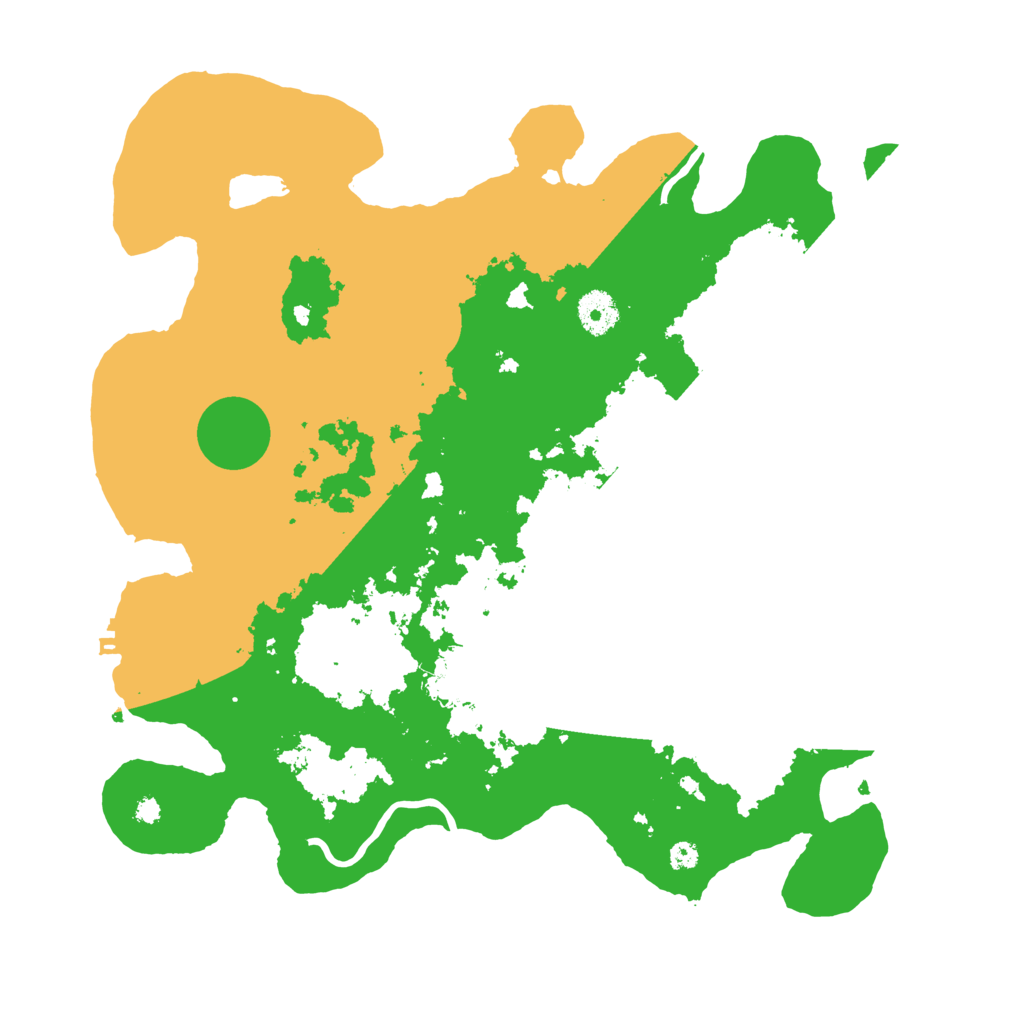 Biome Rust Map: Procedural Map, Size: 3700, Seed: 74845