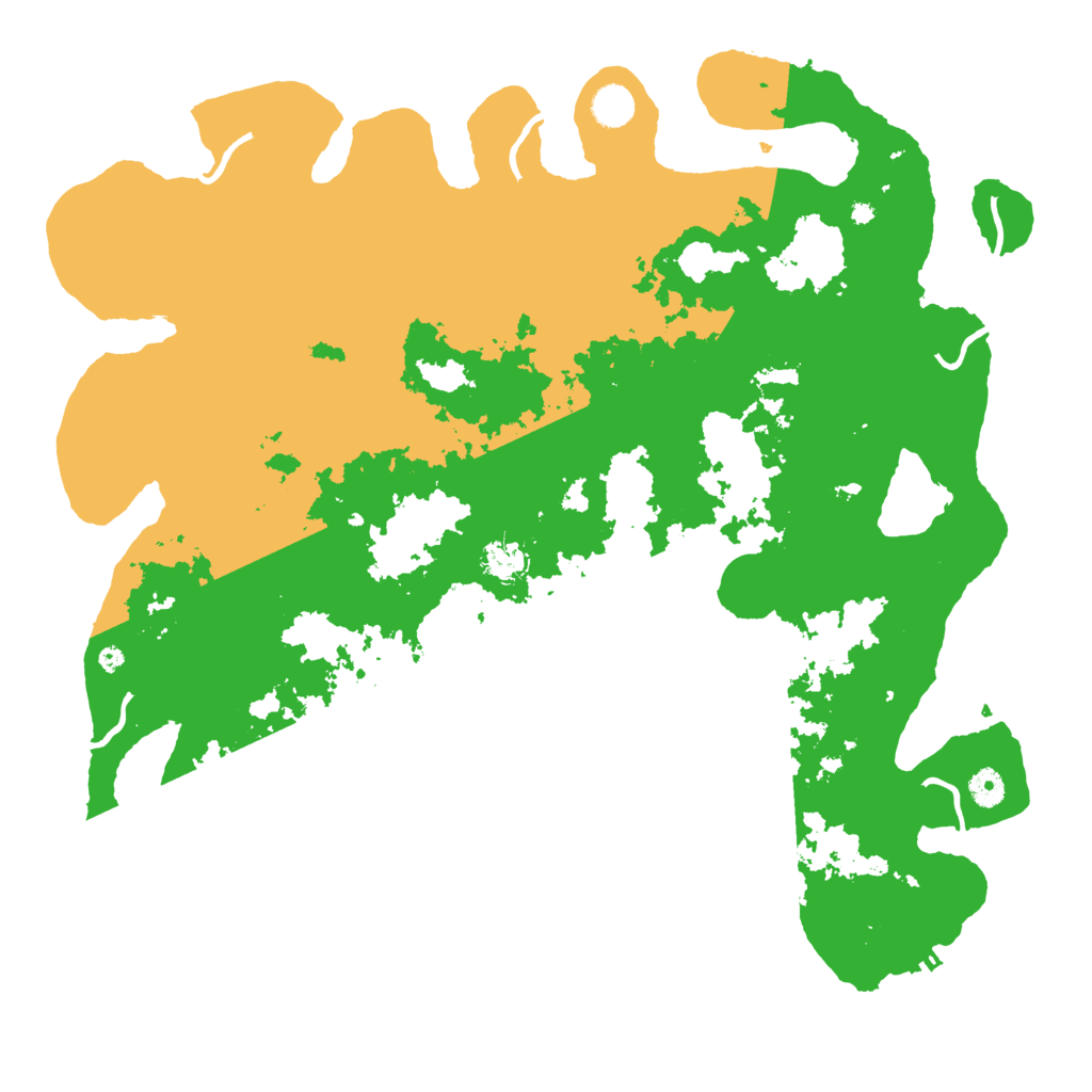 Biome Rust Map: Procedural Map, Size: 4500, Seed: 3367929