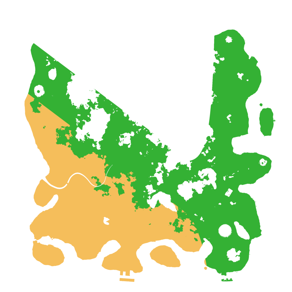 Biome Rust Map: Procedural Map, Size: 4000, Seed: 164482