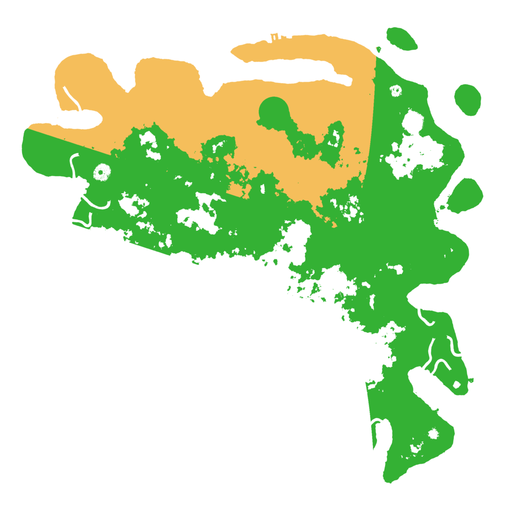 Biome Rust Map: Procedural Map, Size: 4500, Seed: 4421890