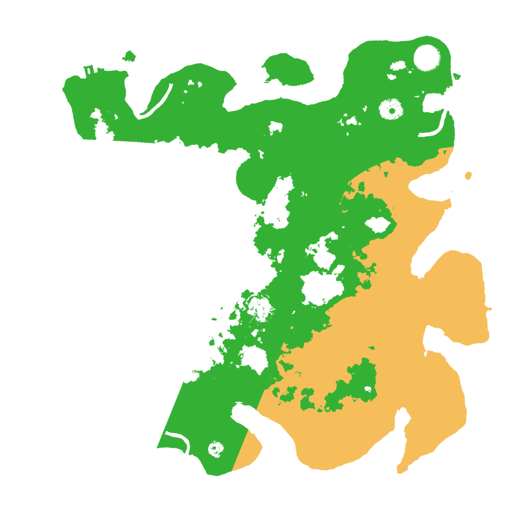 Biome Rust Map: Procedural Map, Size: 3500, Seed: 1831249797