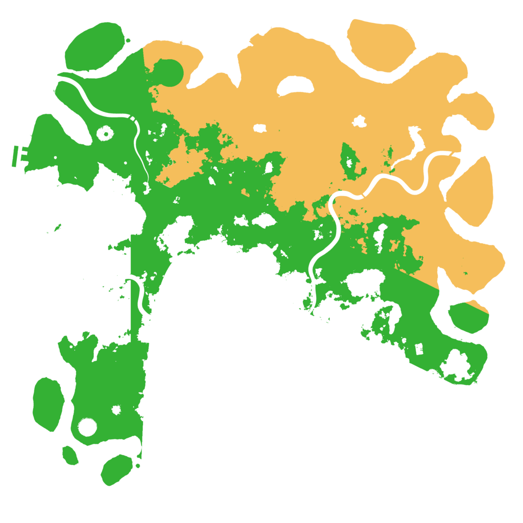 Biome Rust Map: Procedural Map, Size: 5000, Seed: 260320222