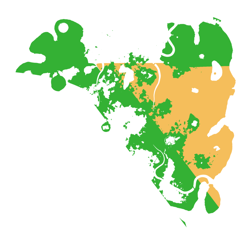 Biome Rust Map: Procedural Map, Size: 4500, Seed: 4673236
