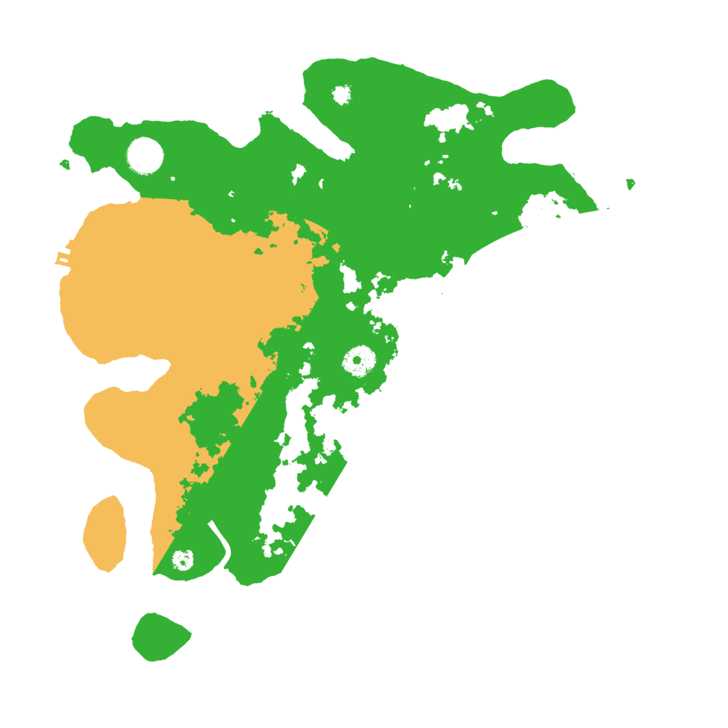 Biome Rust Map: Procedural Map, Size: 3500, Seed: 2941303