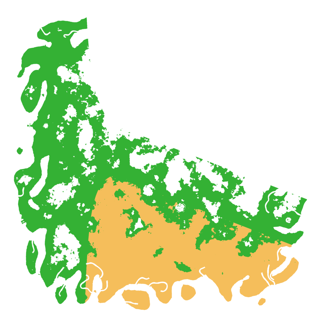 Biome Rust Map: Procedural Map, Size: 6000, Seed: 796845