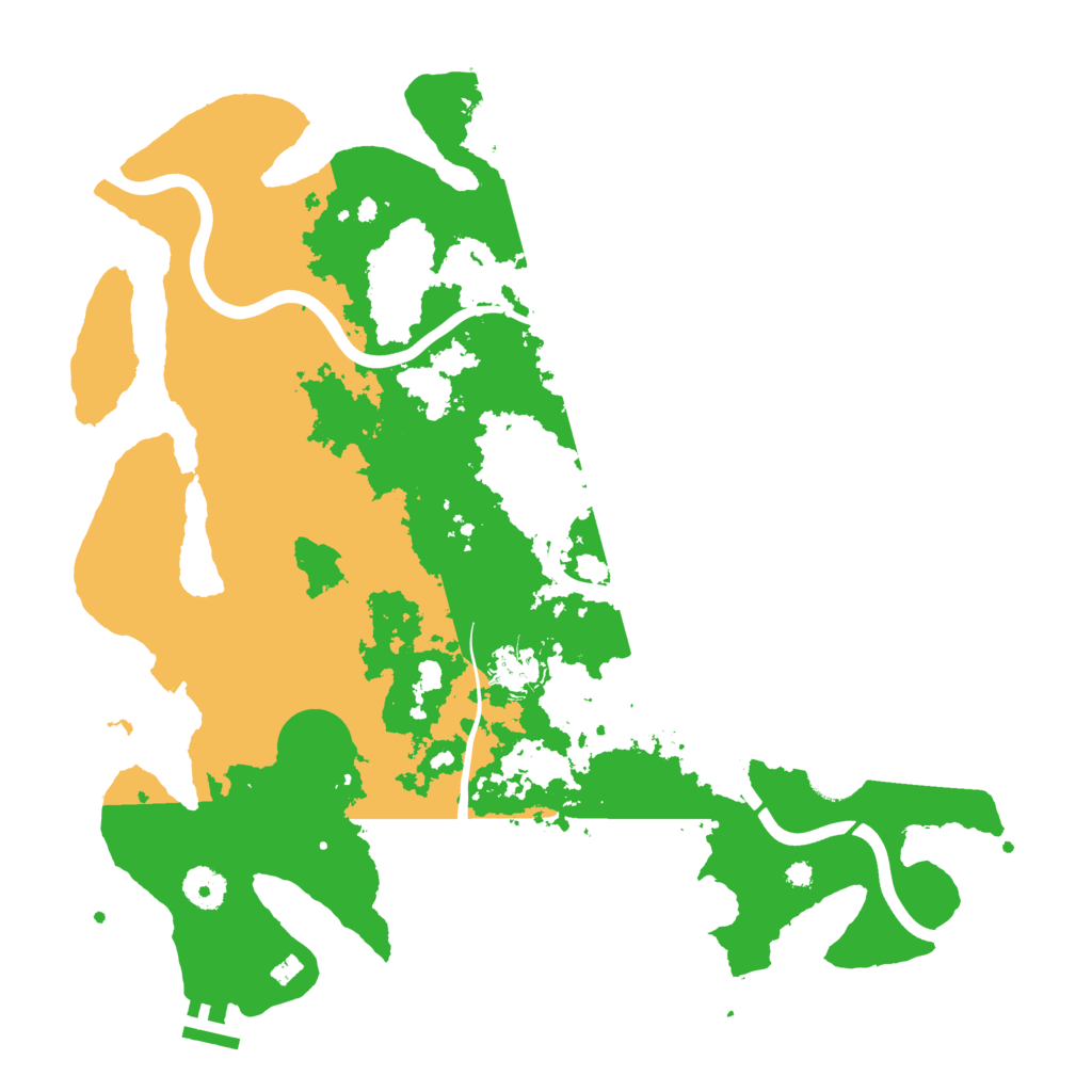 Biome Rust Map: Procedural Map, Size: 3850, Seed: 770585276