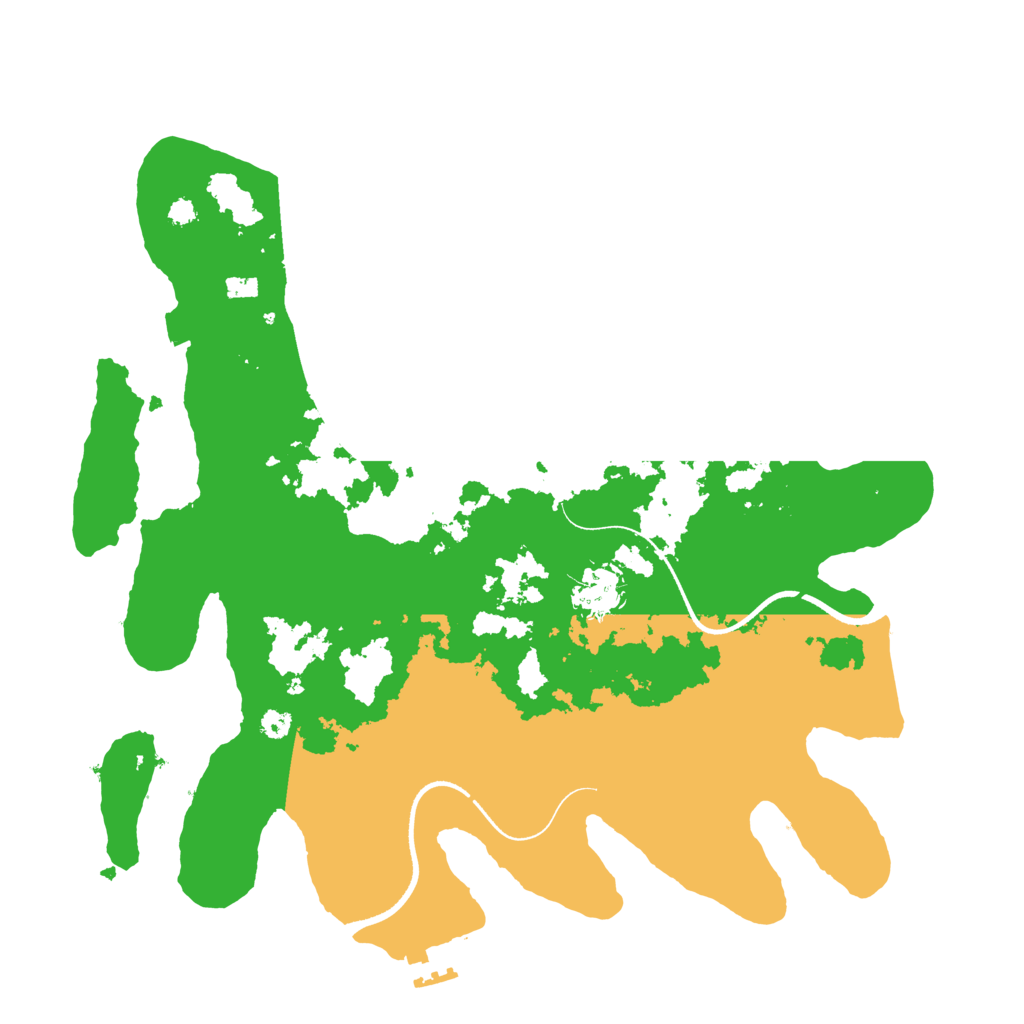 Biome Rust Map: Procedural Map, Size: 3500, Seed: 1857163391