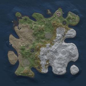 Thumbnail Rust Map: Procedural Map, Size: 3100, Seed: 712372, 15 Monuments