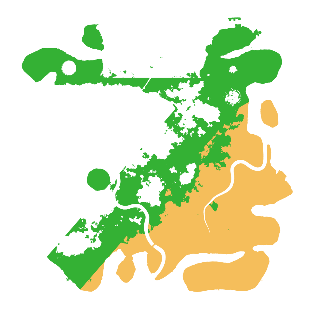 Biome Rust Map: Procedural Map, Size: 3800, Seed: 68486