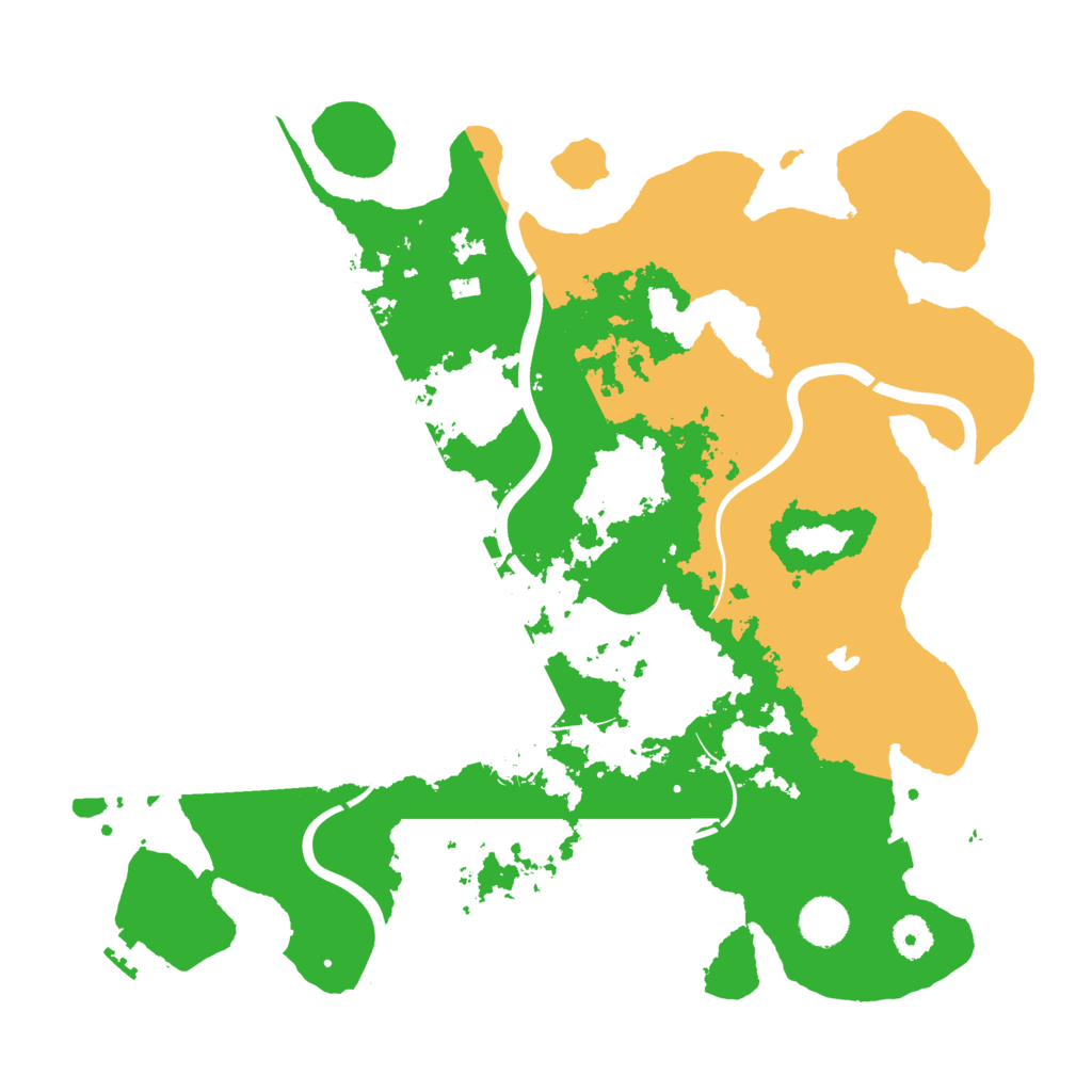 Biome Rust Map: Procedural Map, Size: 4000, Seed: 400579